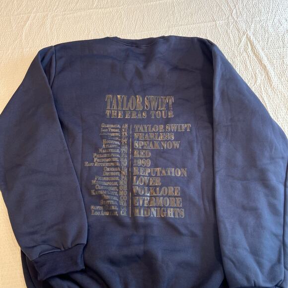Taylor Swift Eras pullover sweater navy youth 2XL - Picture 2 of 5